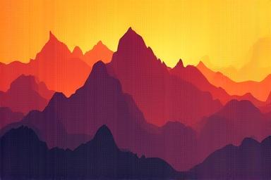 Motif rayons couchants