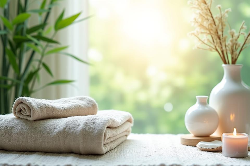 Textiles naturels pour spa et bien-être